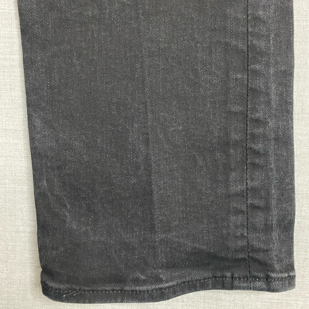 Men’s Levi’s Black Button Fly 501 Straight Leg Denim Jeans Size 32/34 - Picture 5 of 8